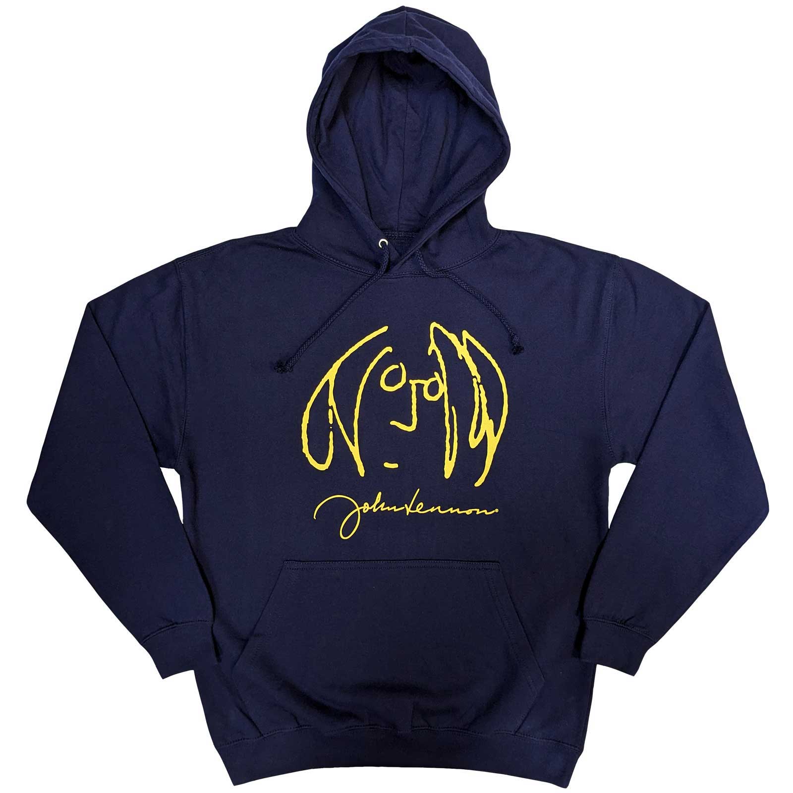 John Lennon Unisex Pullover Hoodie: Self Portrait (Medium)