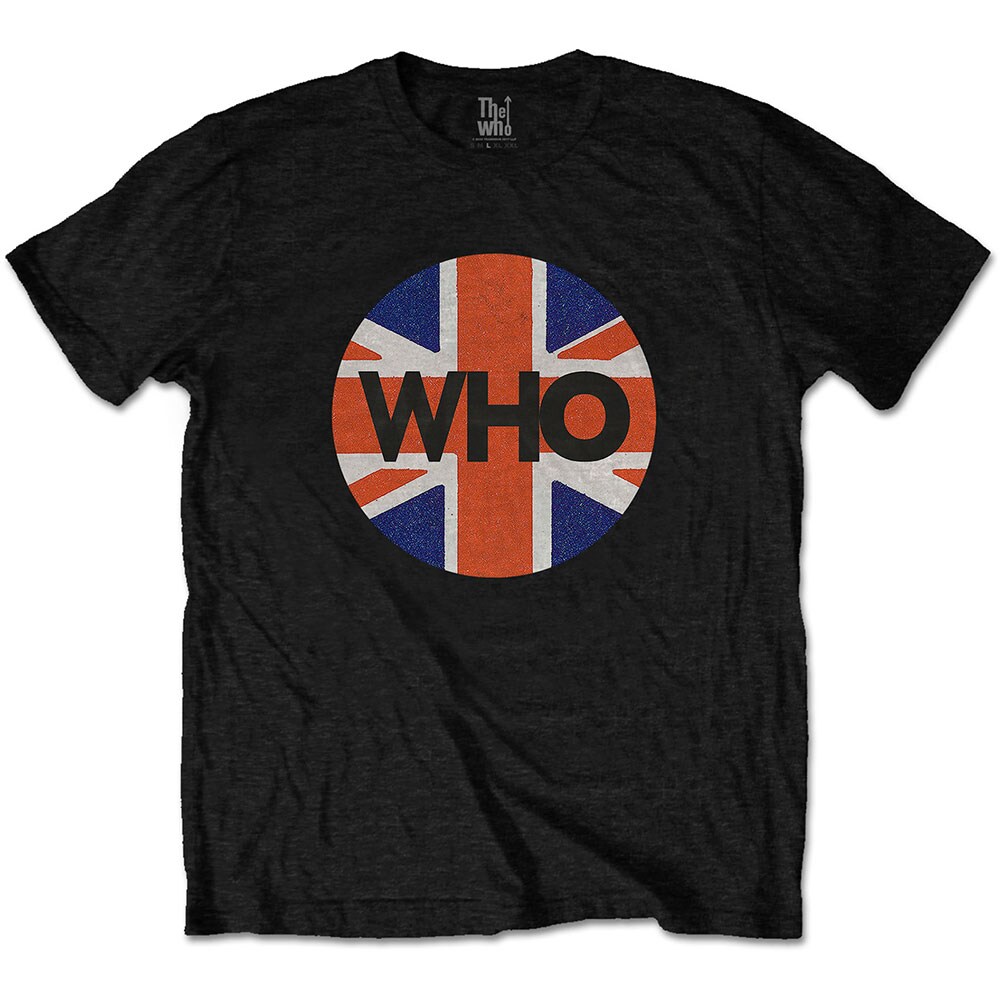 The Who Unisex T-Shirt: Union Jack Circle (X-Large)