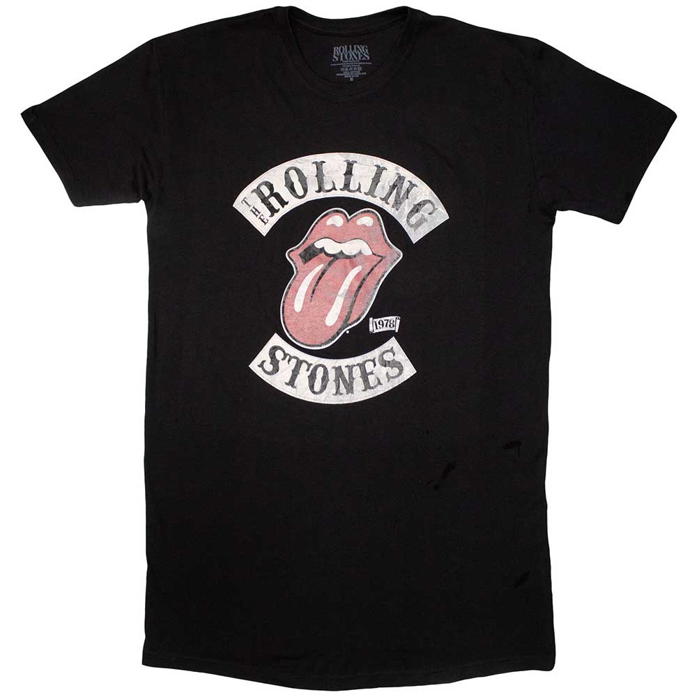 The Rolling Stones Ladies T-Shirt Dress: Tour 78 (Small)