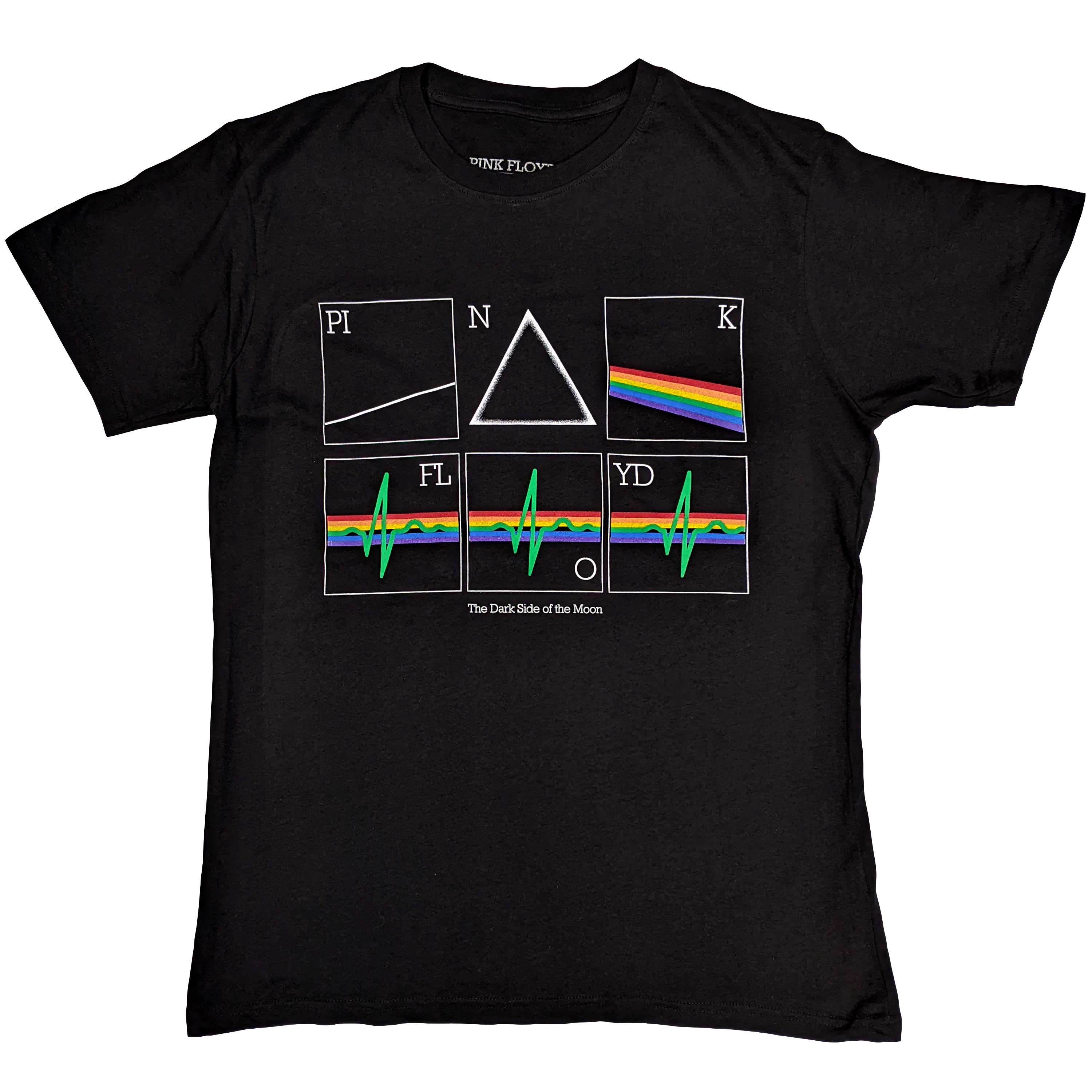 Pink Floyd Unisex T-Shirt: Prism Heart Beat (X-Large)