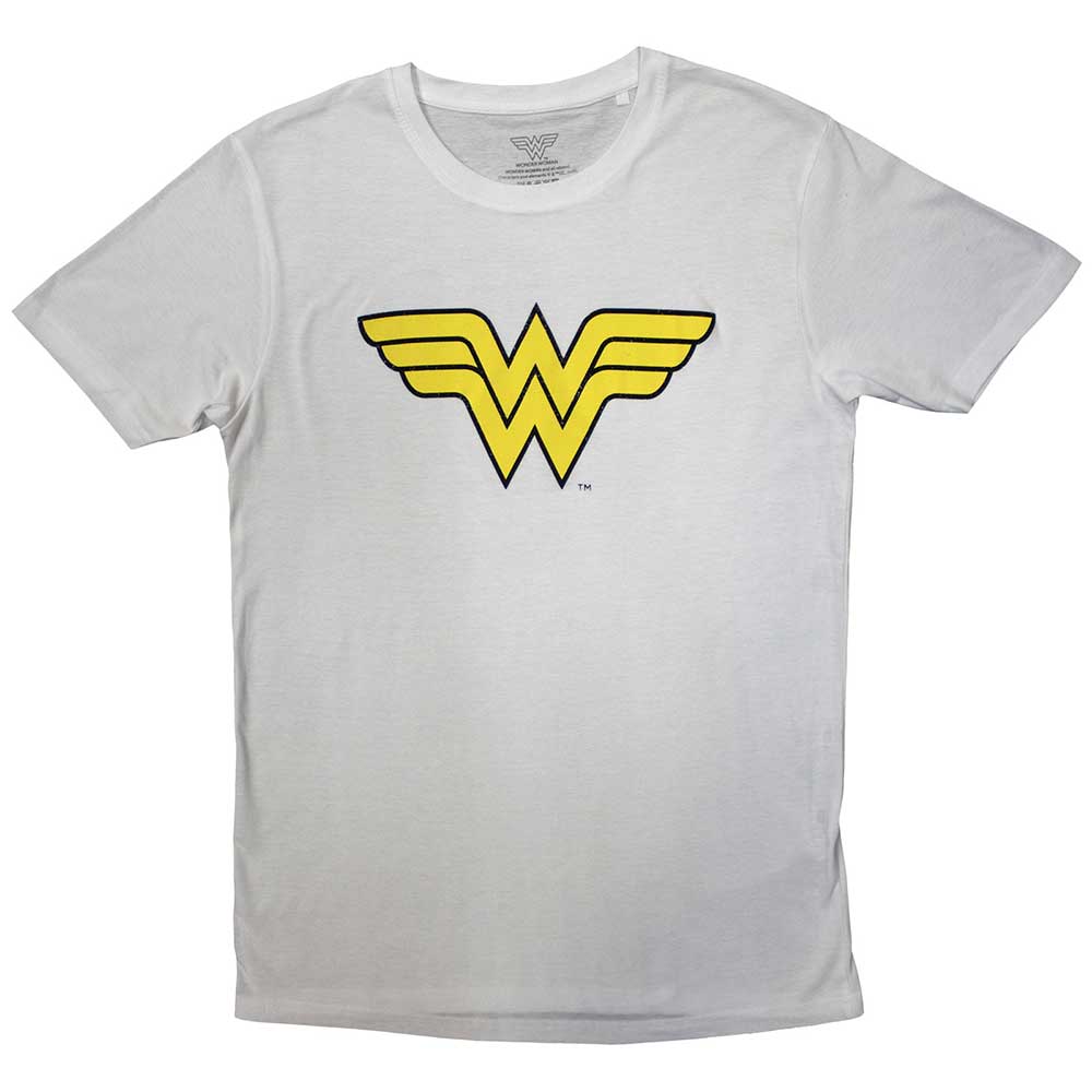DC Comics Unisex T-Shirt: Wonder Woman - Yellow Logo (X-Large)