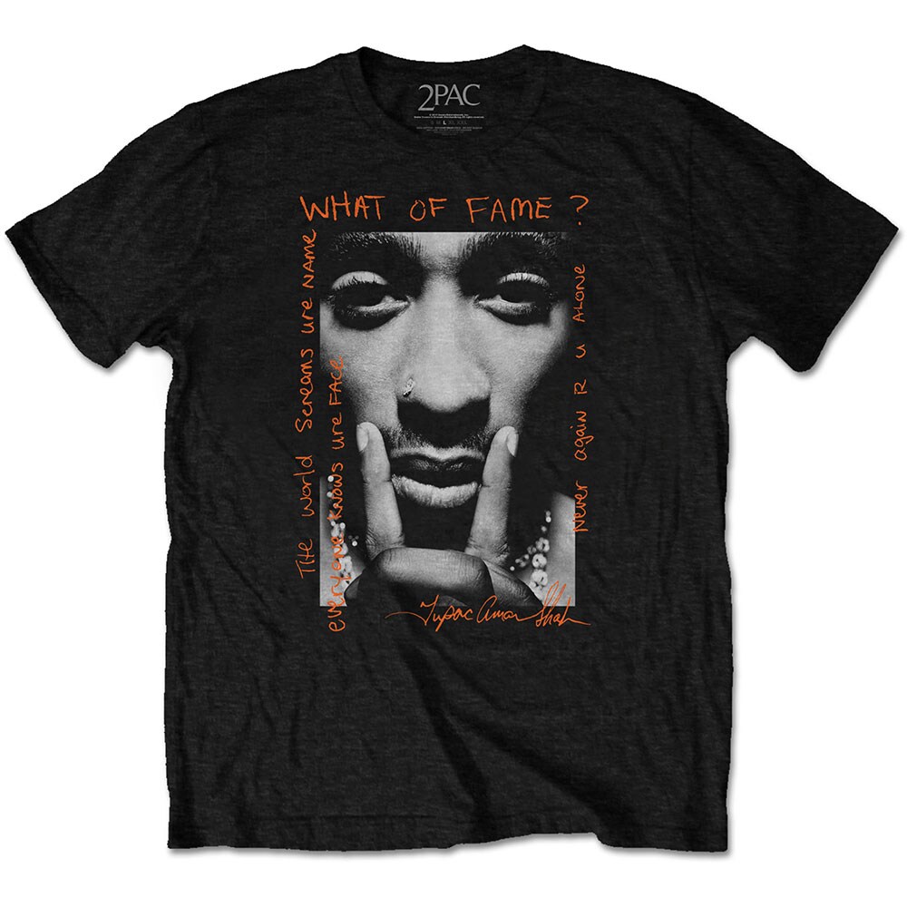 Tupac Unisex T-Shirt: What Of Fame? (X-Large)