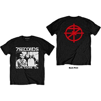 7 Seconds Unisex T-Shirt: Our Core (Back Print) (Small)