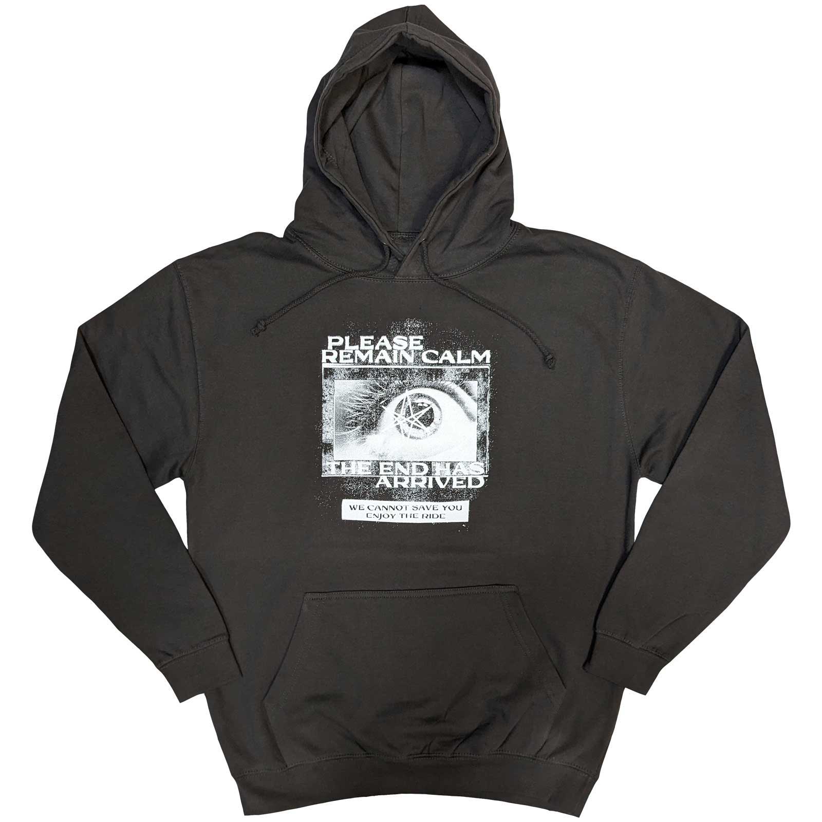 Bring Me The Horizon Unisex Pullover Hoodie: Remain Calm FP (Large)