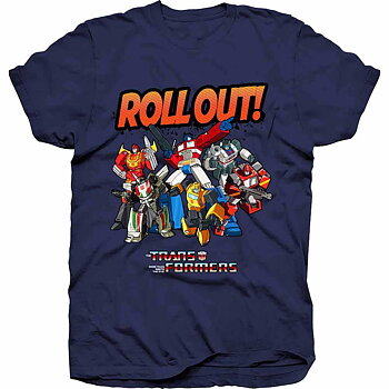 Hasbro Unisex Tee: Transformers Roll Out (Small)
