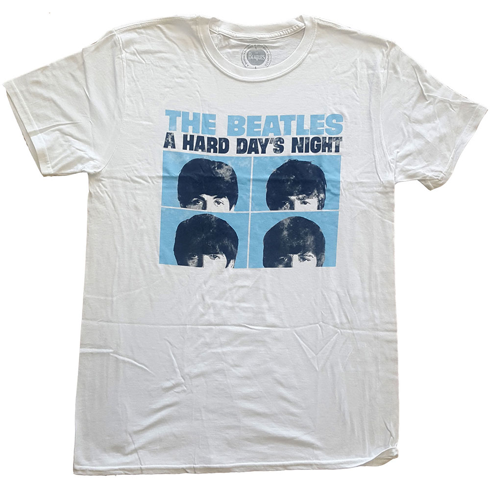 The Beatles Unisex T-Shirt: Hard Days Night Pastel (X-Large)