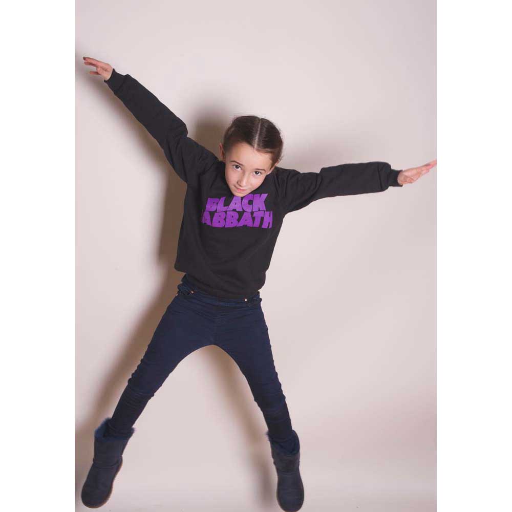 Black Sabbath Kids Sweatshirt: Wavy Logo (9-11 Years) - 2