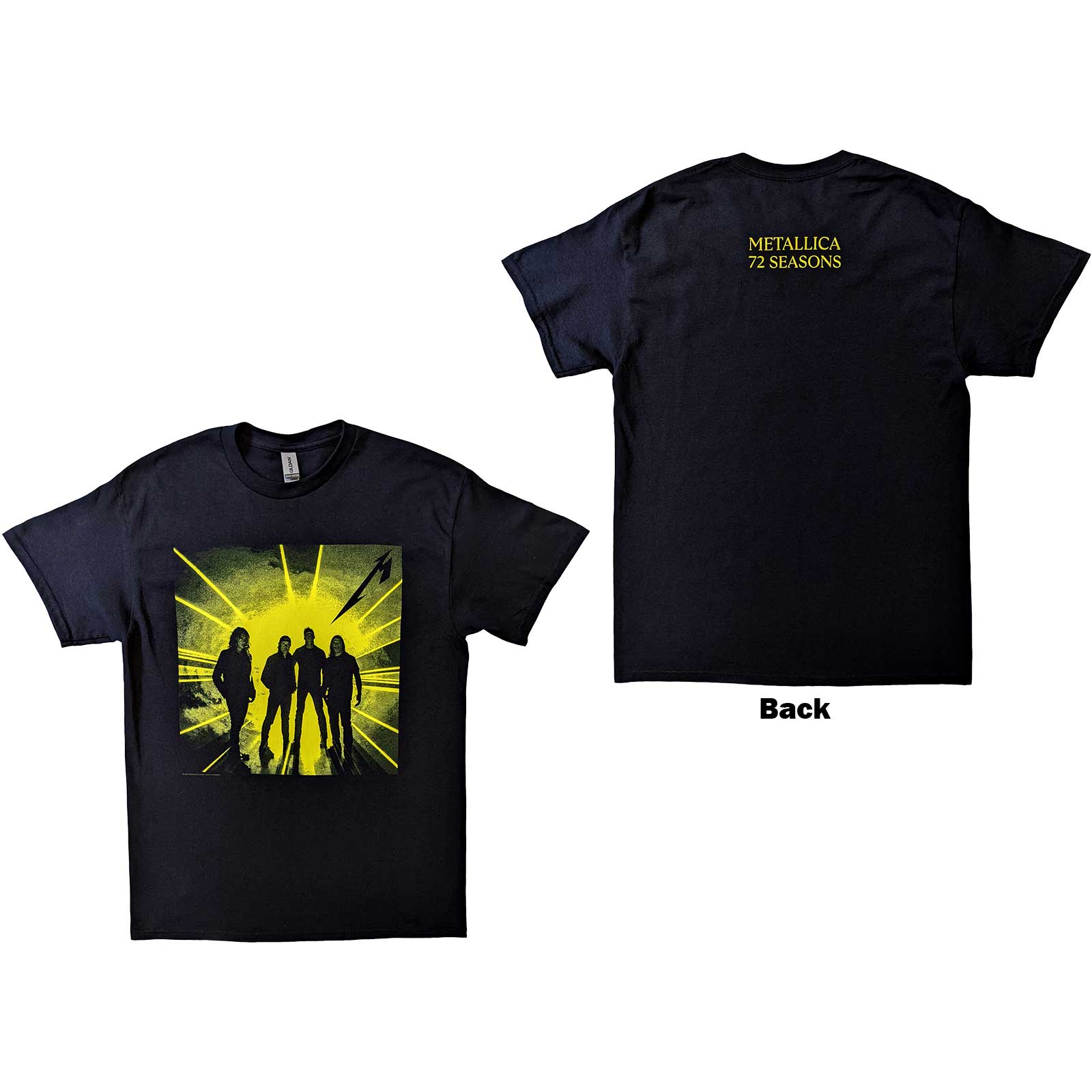 Metallica Unisex T-Shirt: 72 Seasons Burnt Strobe (Back Print) (XX-Large)