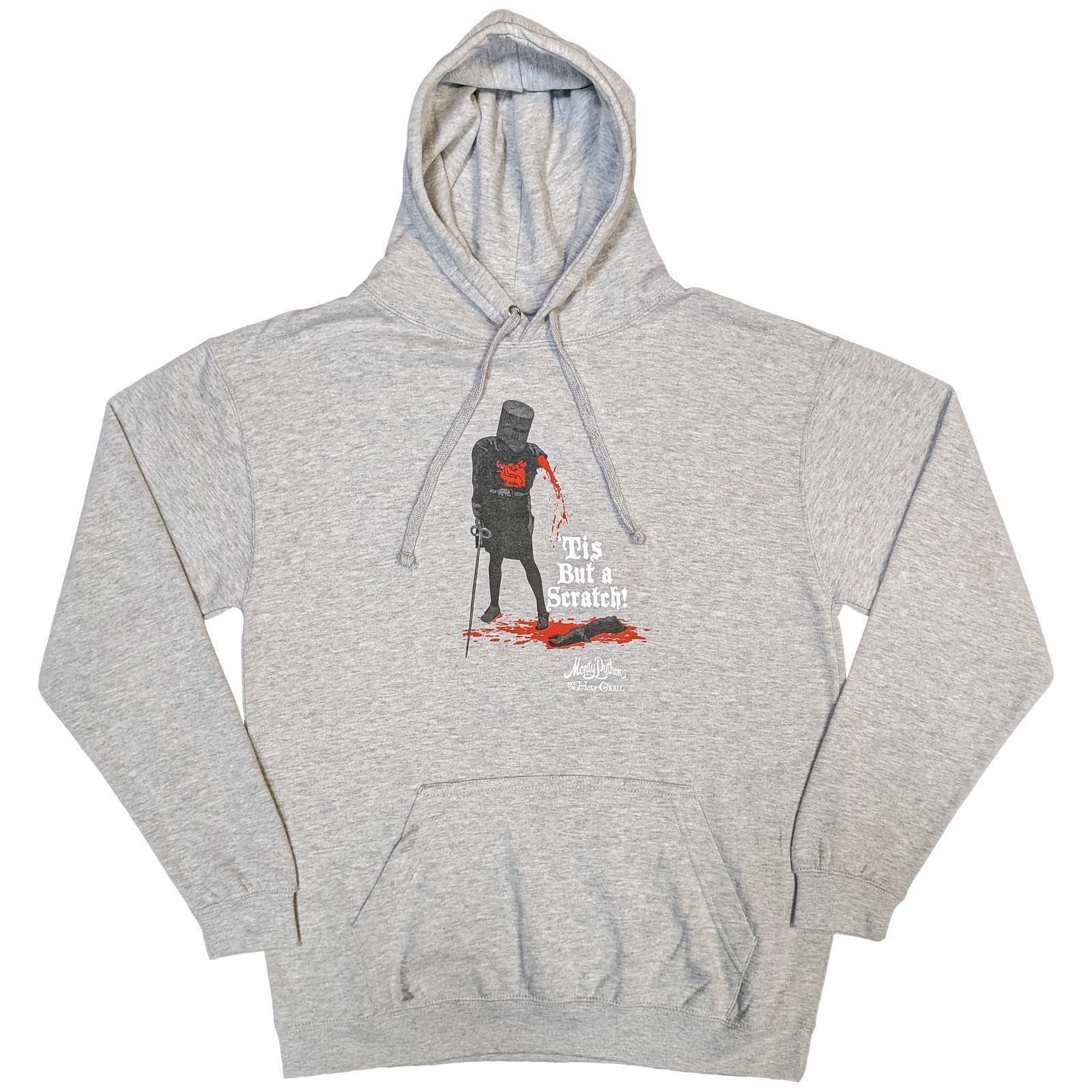 Monty Python Unisex Pullover Hoodie: Tis But A Scratch (Large)