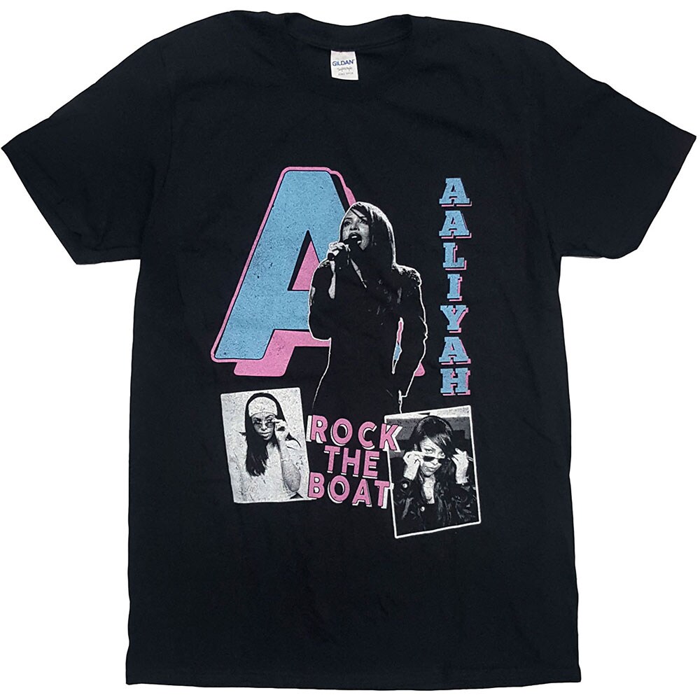 Aaliyah Unisex T-Shirt: Rock The Boat (X-Large)