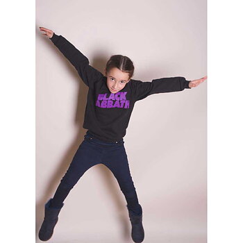 Black Sabbath Kids Sweatshirt: Wavy Logo (12-13 Years)