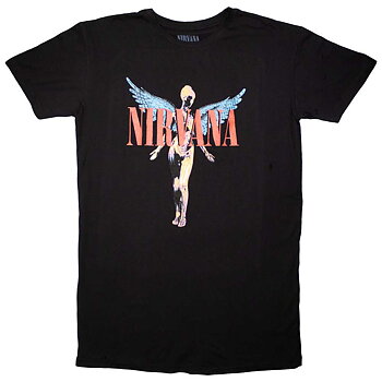 Nirvana Ladies T-Shirt Dress: Angelic (Large)