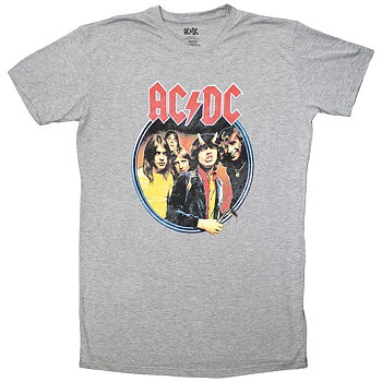AC/DC Ladies T-Shirt Dress: Highway To Hell Circle (Large)