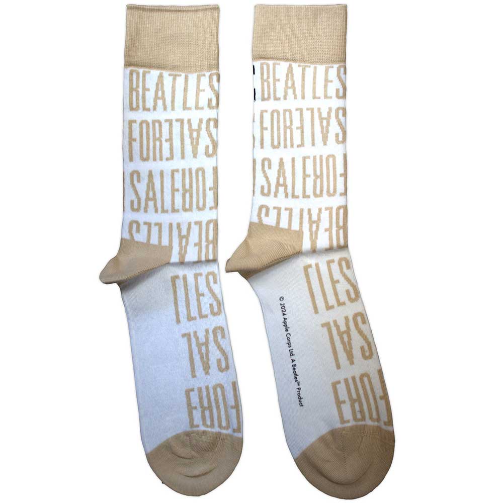 The Beatles  Ankle Socks: For Sale Text Repeat
