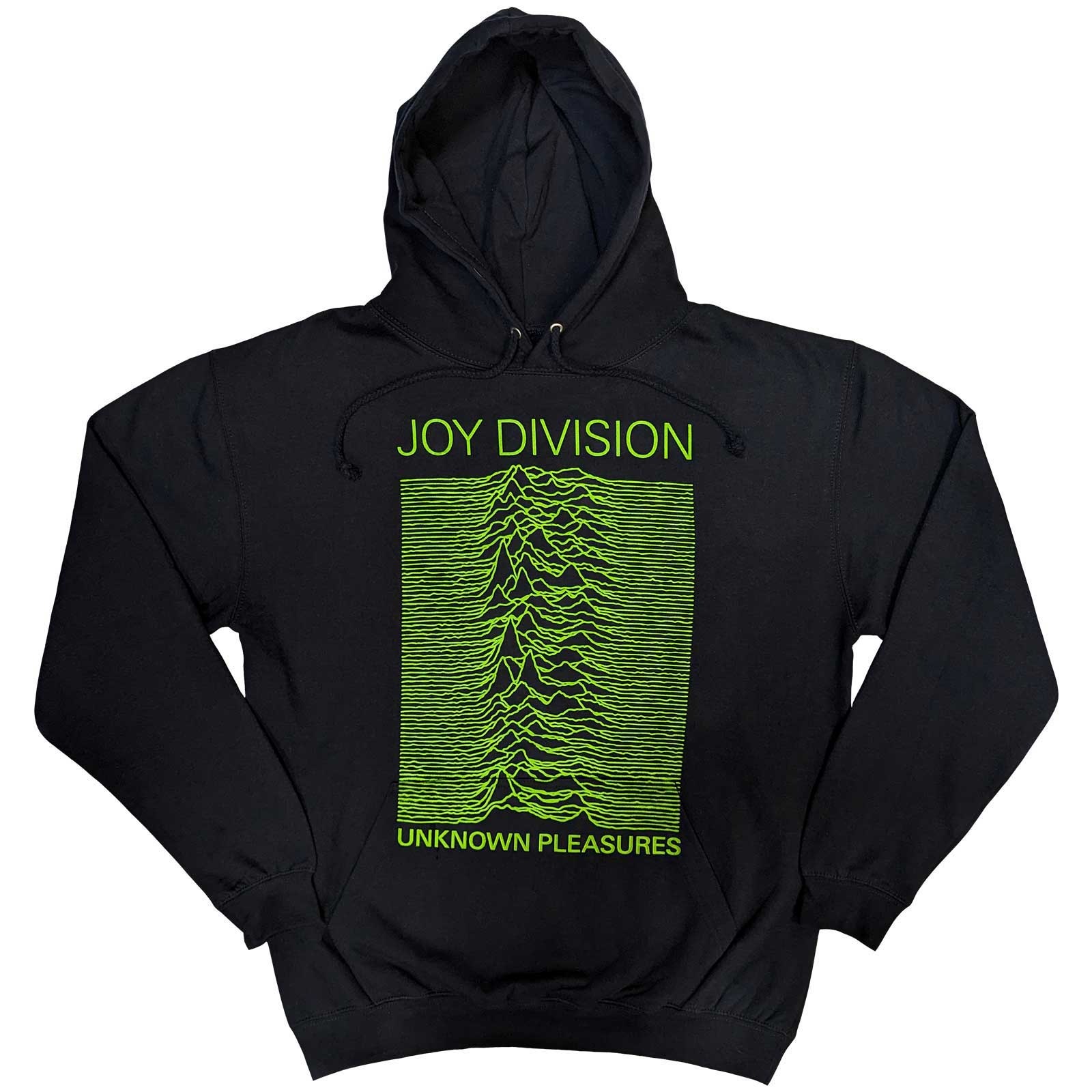 Joy Division Unisex Pullover Hoodie: Unknown Pleasures FP (X-Large)