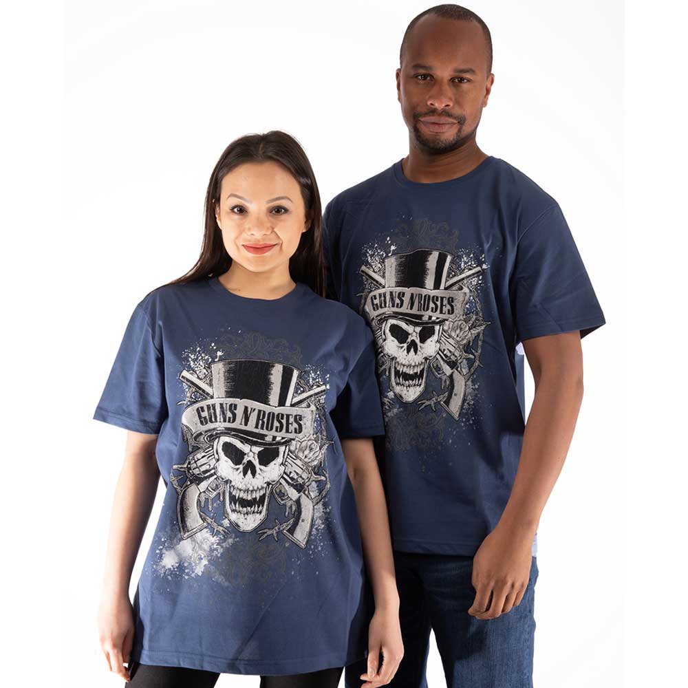 Guns N' Roses Unisex T-Shirt: Faded Skull  (XX-Large)