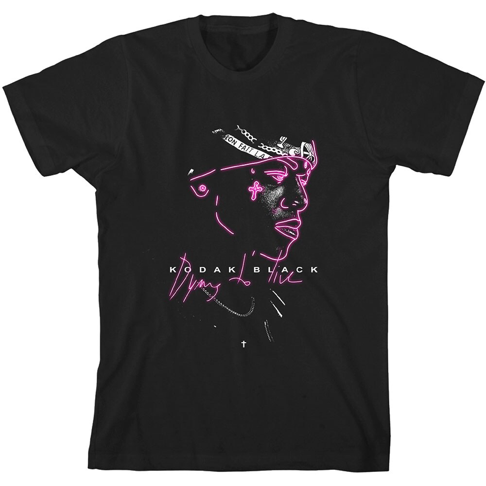 Kodak Black Unisex T-Shirt: Neon Outline (XX-Large)