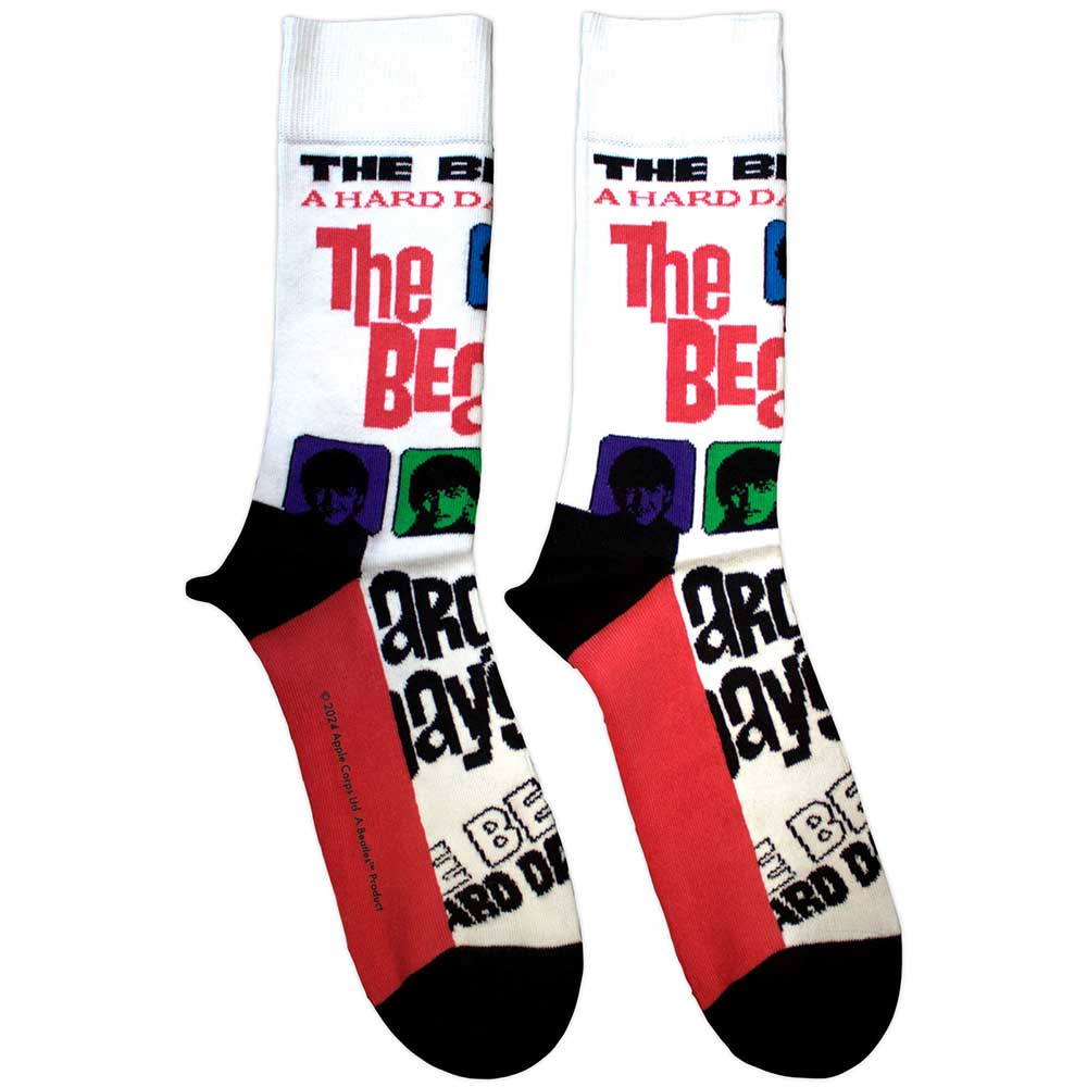 The Beatles  Ankle Socks: A Hard Day's Night Colours