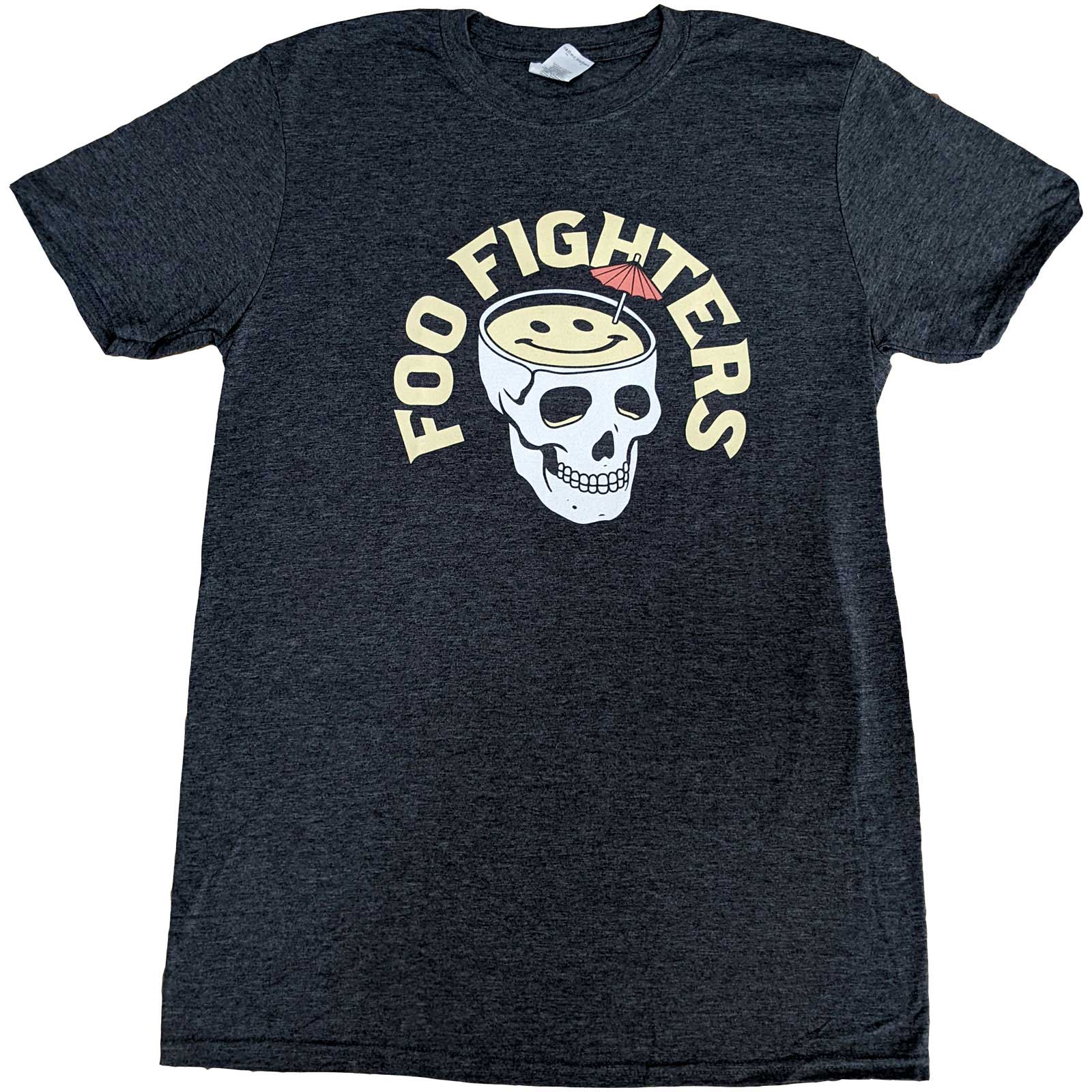 Foo Fighters Unisex T-Shirt: Skull Cocktail (Ex-Tour) (XX-Large)