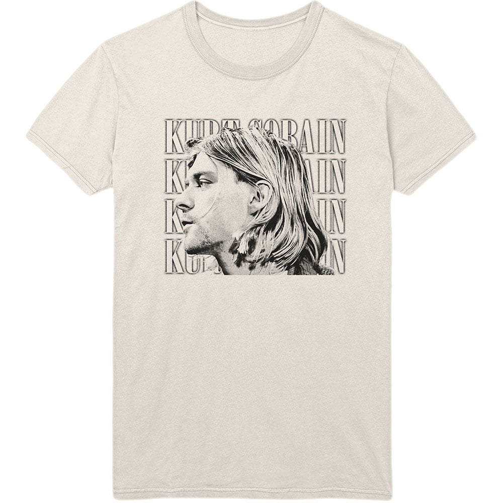 Kurt Cobain Unisex T-Shirt: Contrast Profile (X-Large)
