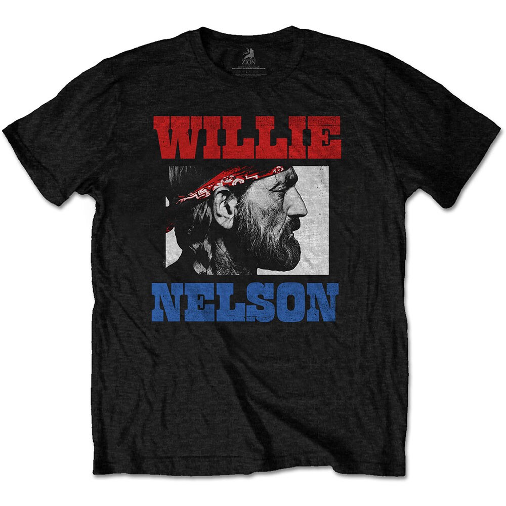 Willie Nelson Unisex T-Shirt: Stare (X-Large)