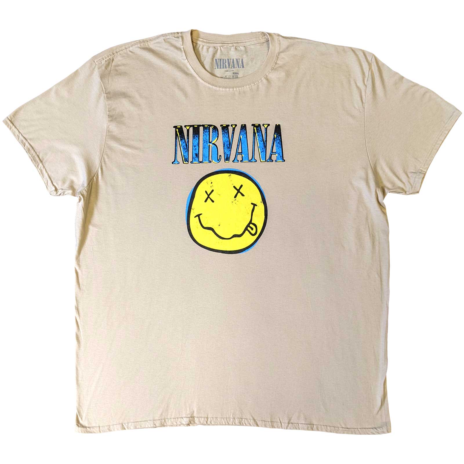 Nirvana Unisex T-Shirt: Xerox Smiley (XXX-Large)