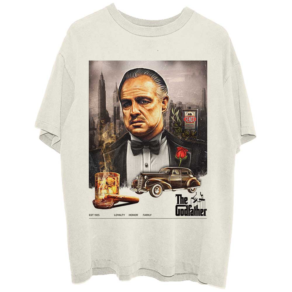 The Godfather Unisex T-Shirt: Loyalty Honour Family (Medium)