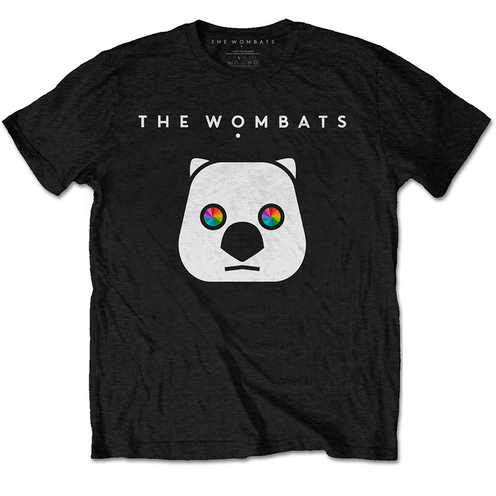 The Wombats Unisex T-Shirt: Rainbow Eyes (X-Large)