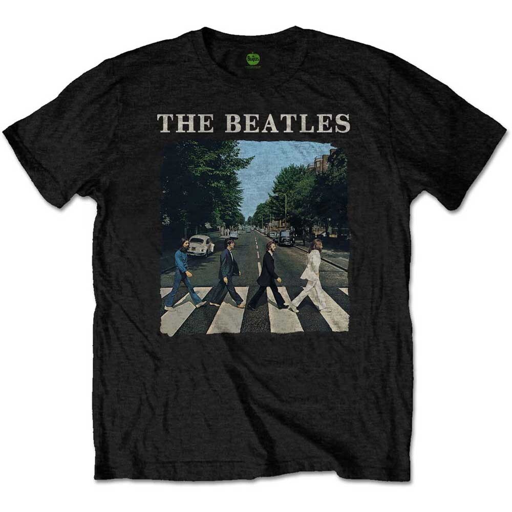 The Beatles Unisex T-Shirt: Abbey Road & Logo (Small) - 2