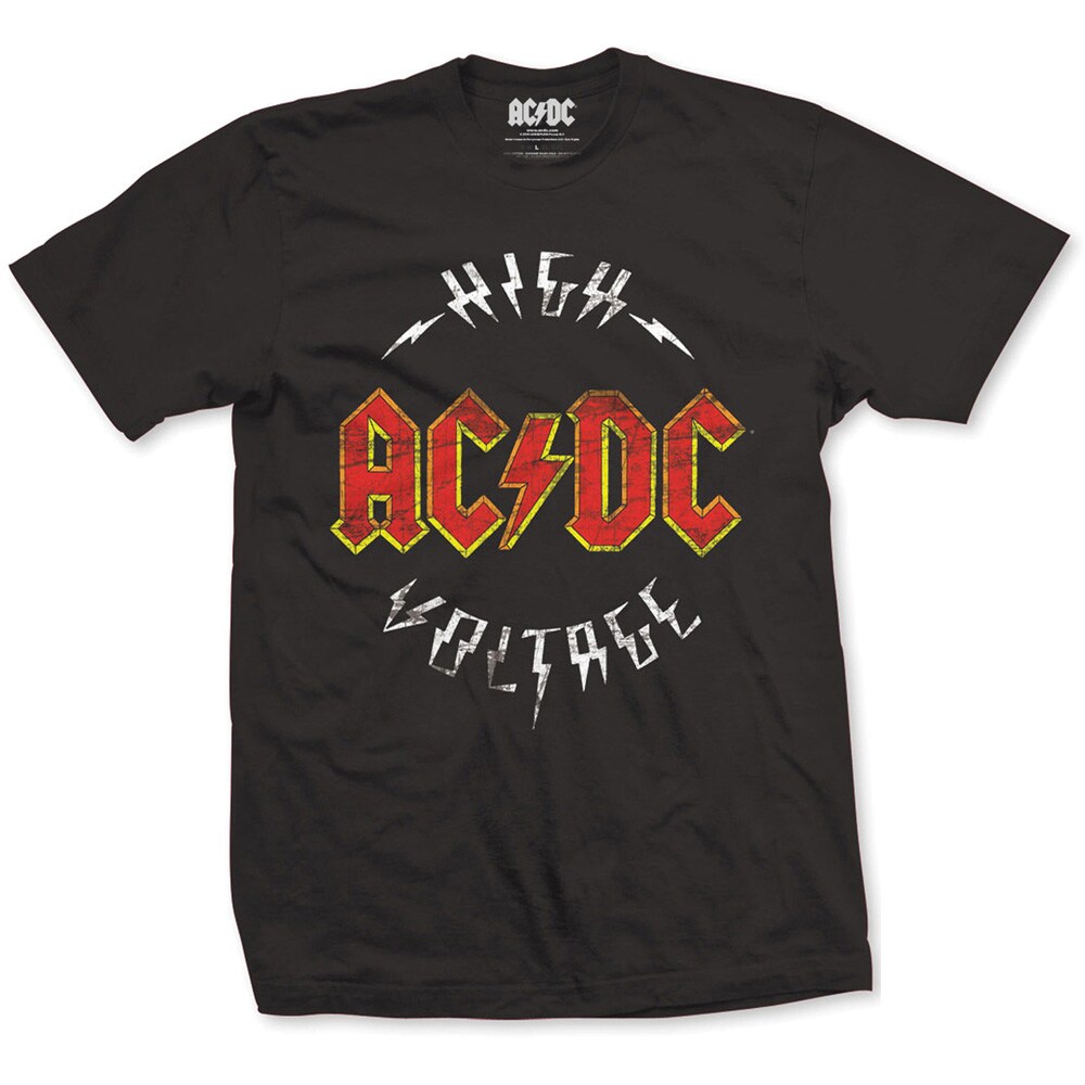 AC/DC Unisex T-Shirt: High Voltage (Small)