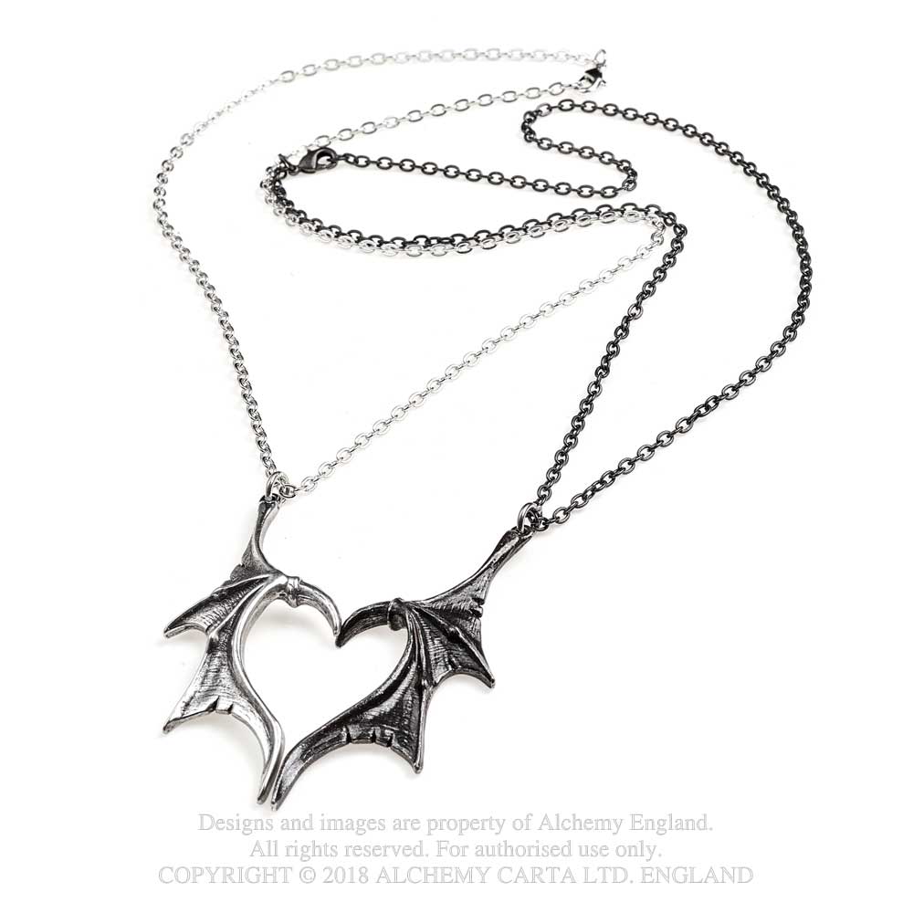Vennskapskjede "Darkling Heart" i engelsk tinn - 4