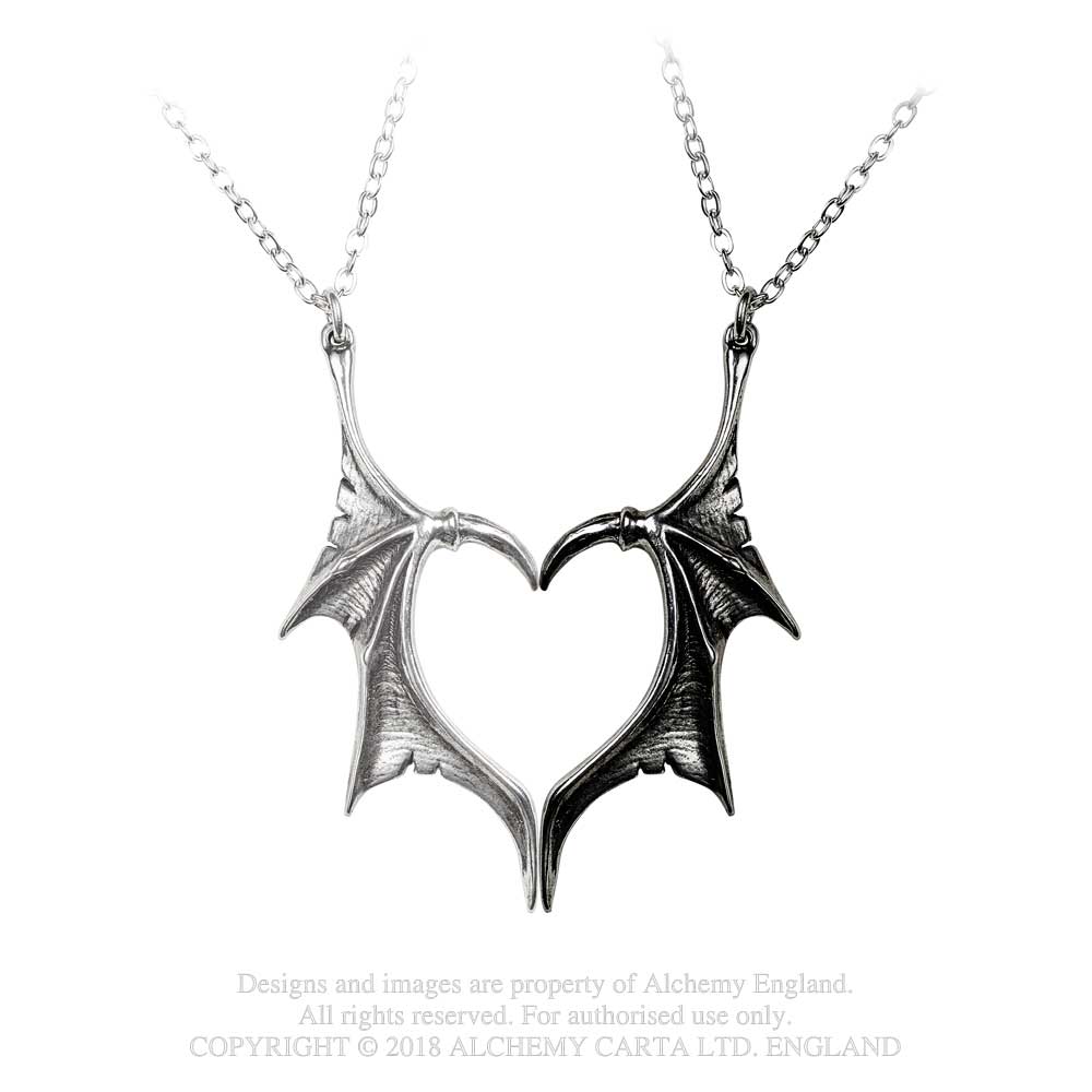 Vennskapskjede "Darkling Heart" i engelsk tinn