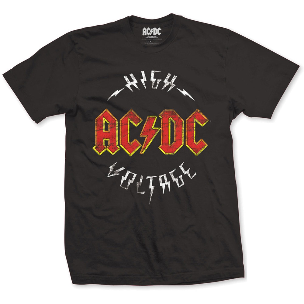 AC/DC Unisex T-Shirt: High Voltage (Large)