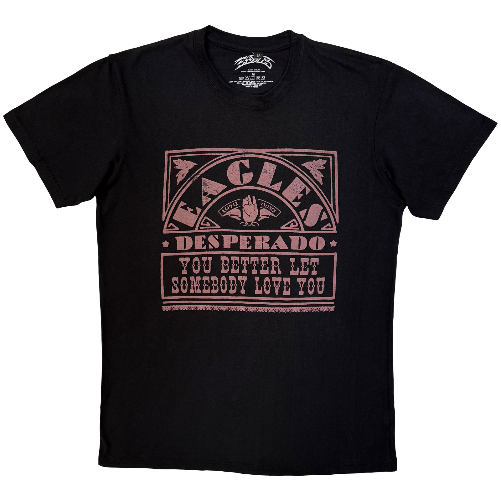 Eagles Unisex Premium Carbon T-Shirt: Desperado (Black) - 3