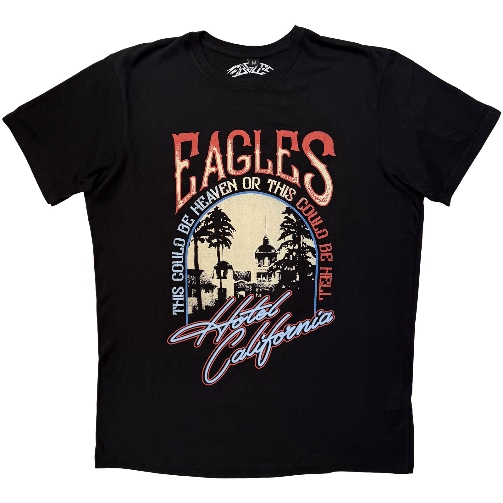 Eagles Unisex Premium Carbon T-Shirt: Heaven Or Hell (Black) - 3