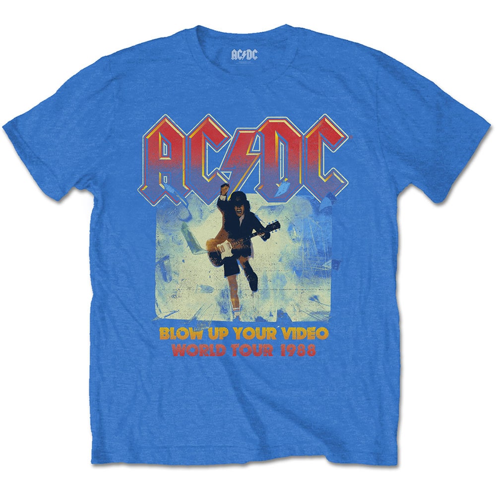 AC/DC Unisex T-Shirt: Blow Up Your Video (Large)