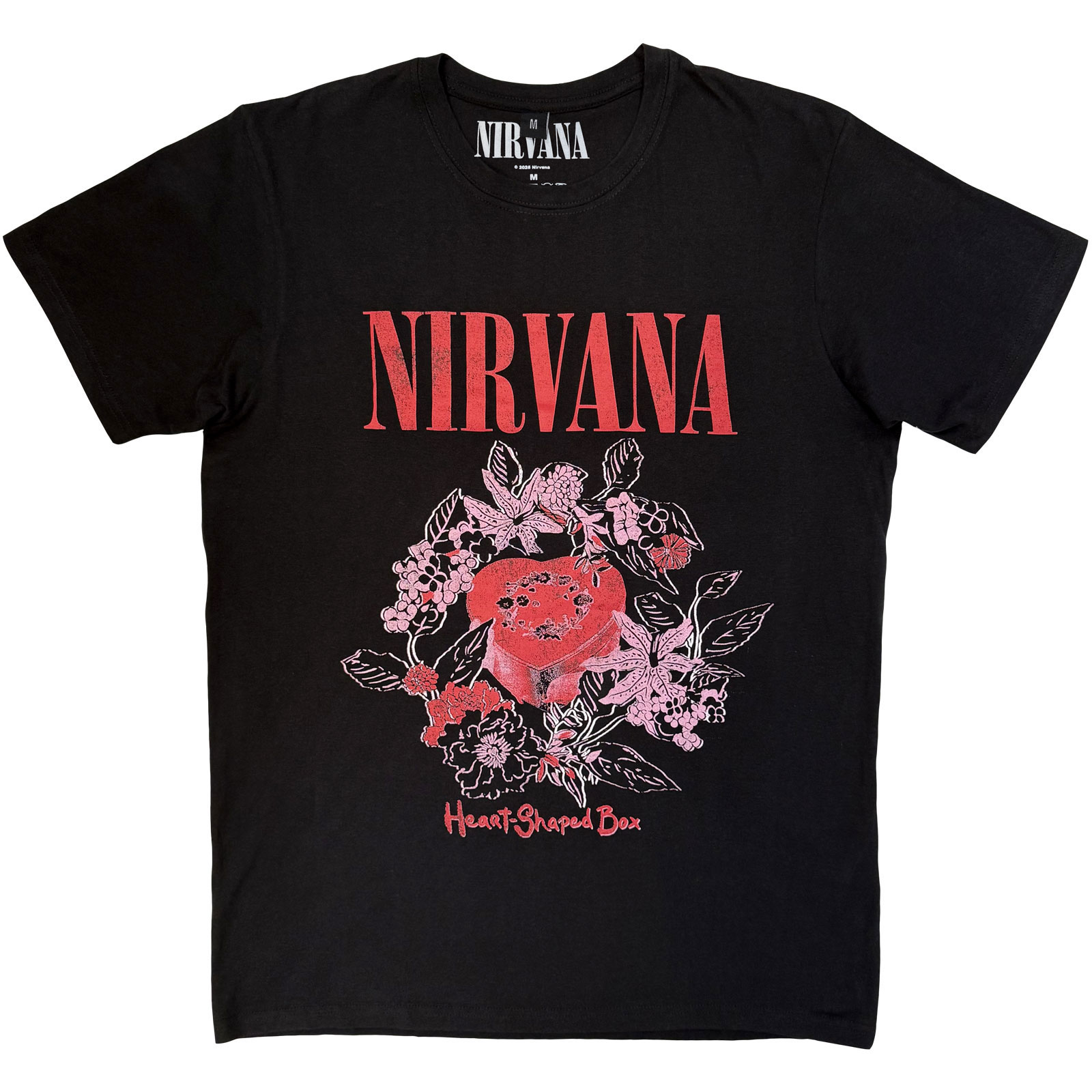 Nirvana Unisex Premium Carbon T-Shirt: Heart Shaped Box (Black) - 3