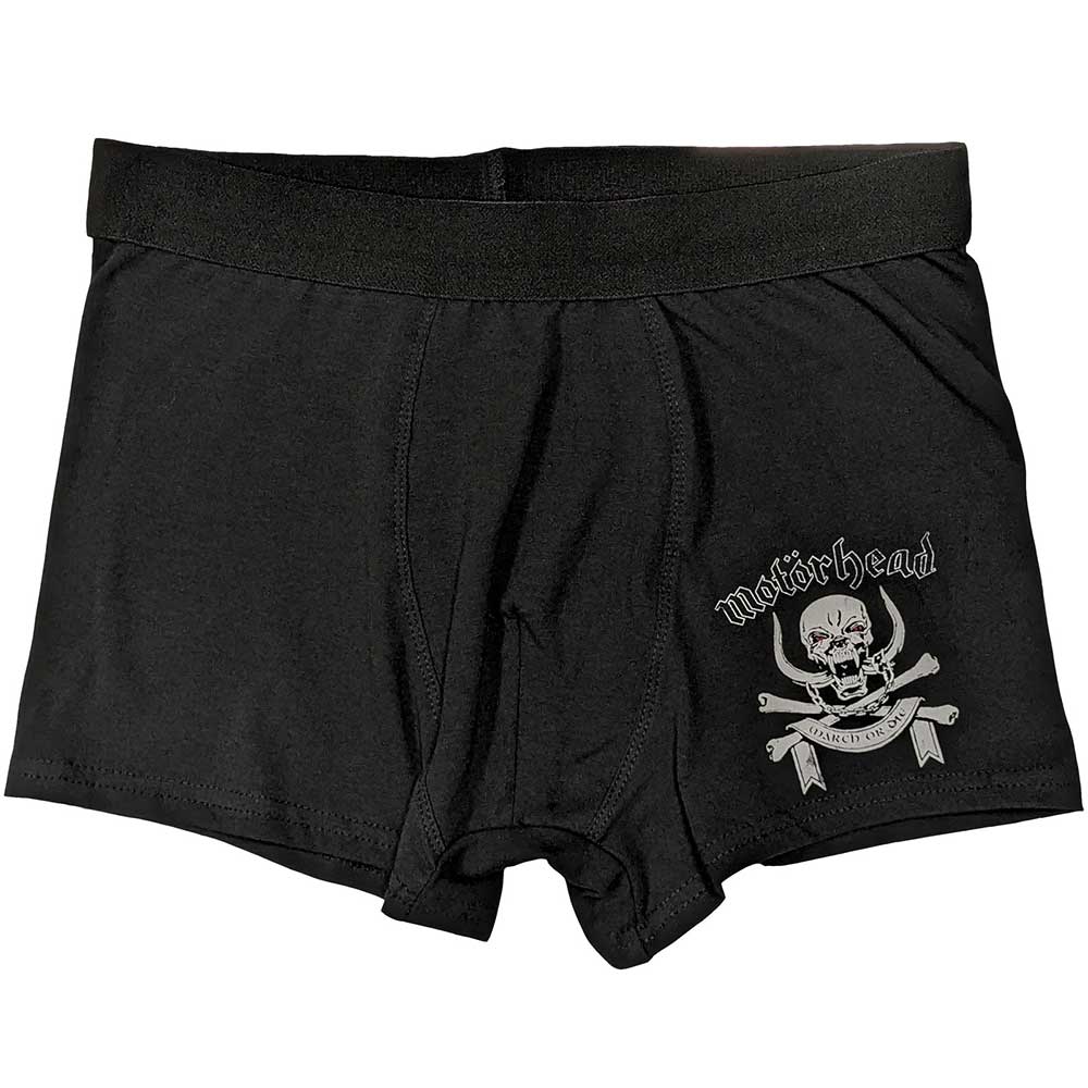 Motorhead Unisex Boxers: March or Die (Large)