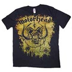 Motorhead Unisex Tee: Acid Splatter (Puff Print) (Large) - 2
