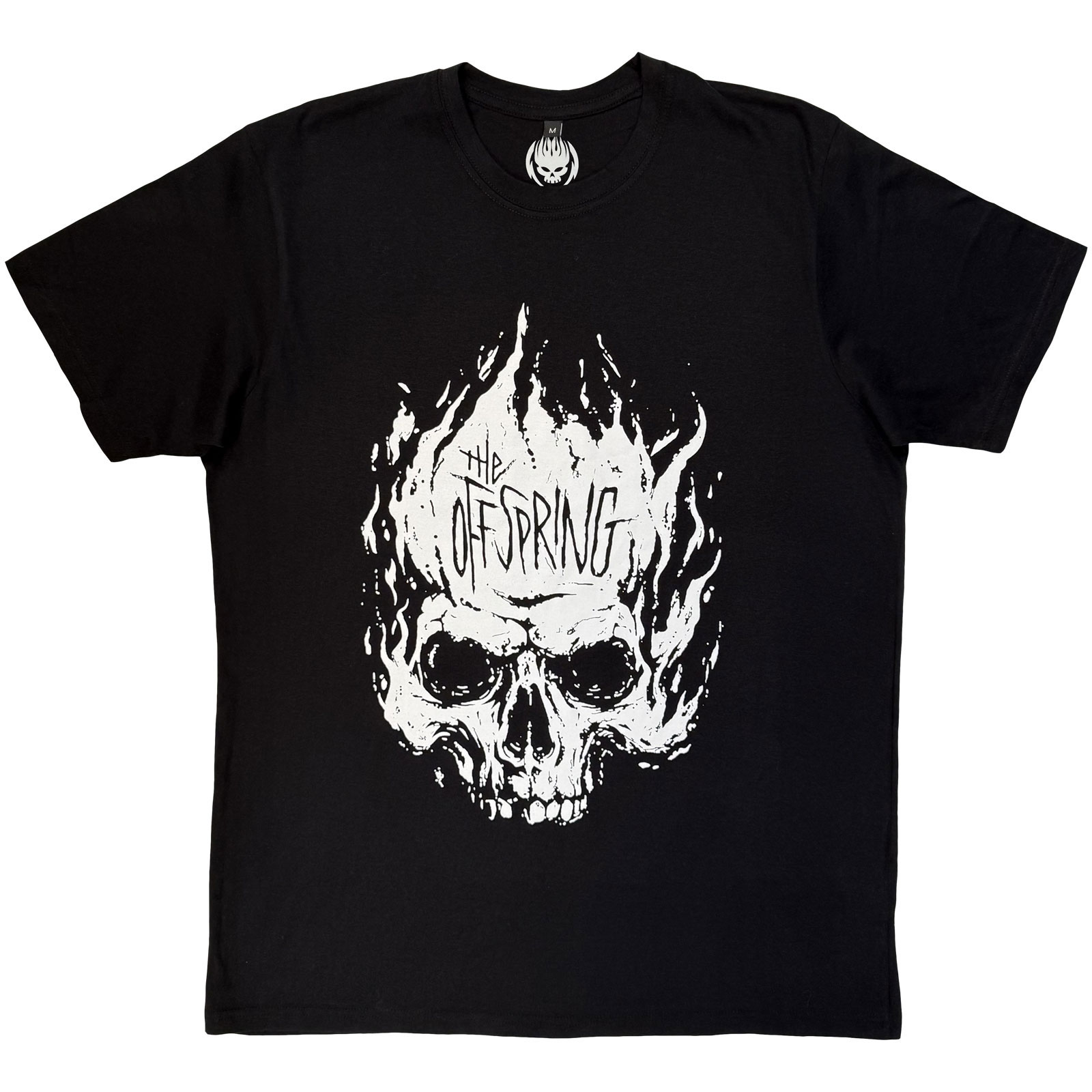 The Offspring Unisex Premium Carbon T-Shirt: Skull (Black) - 3
