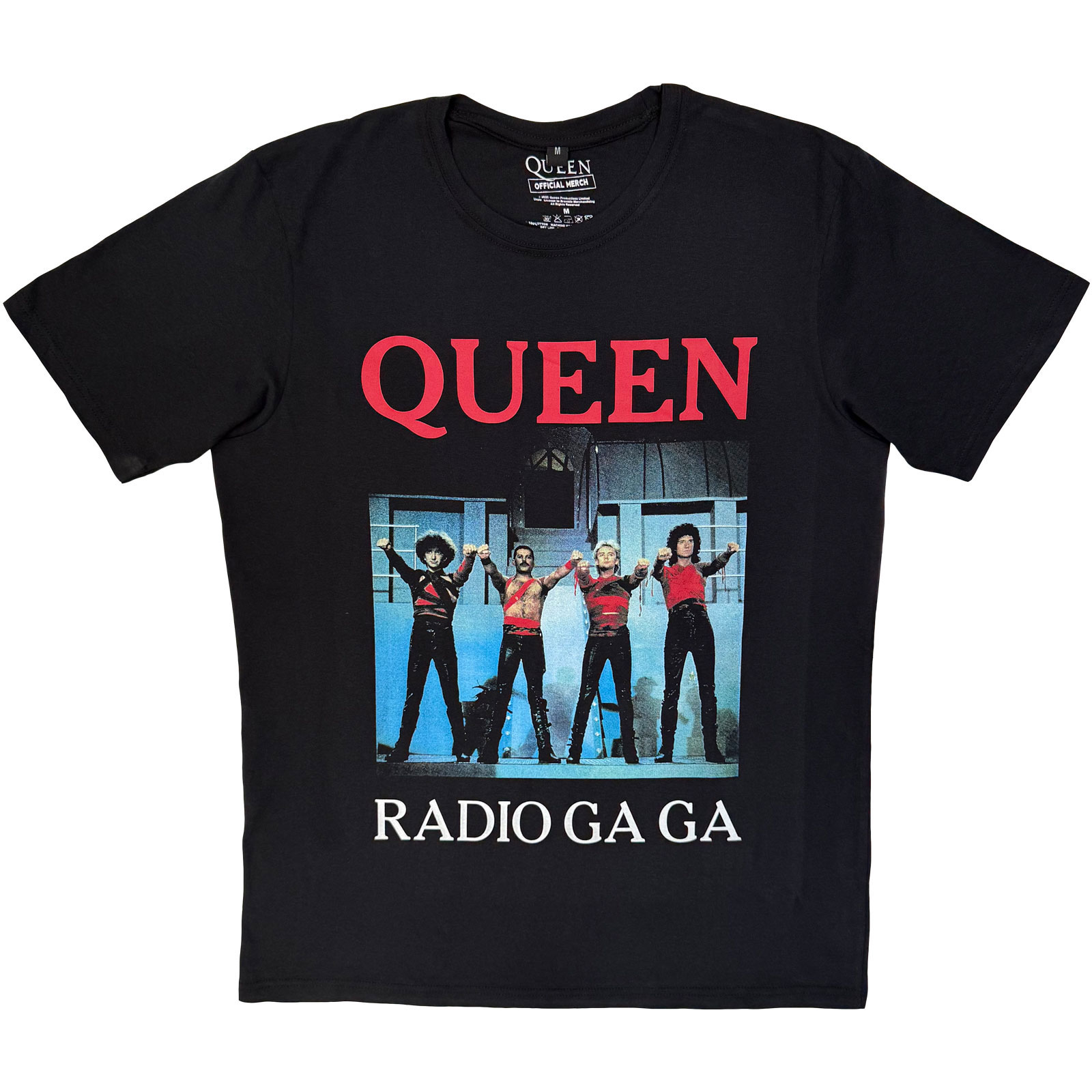 Queen Unisex Premium Carbon T-Shirt: Radio Ga Ga (Svart) - 3