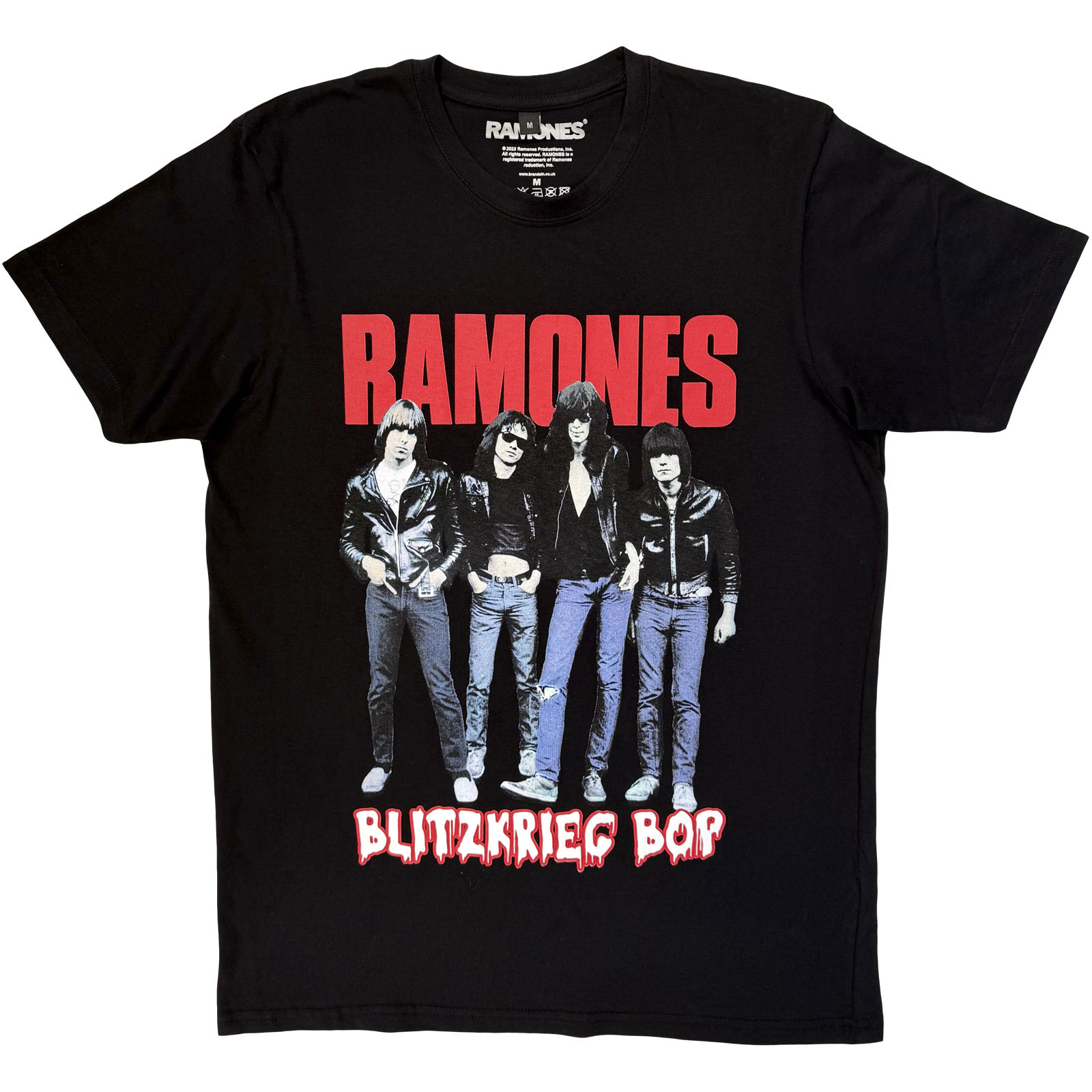 Ramones Unisex Premium Carbon -T-paita: Blitz (Musta) - 3