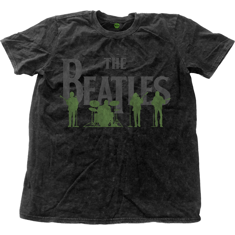 The Beatles Unisex Snow Wash T-Shirt: Saville Row Line-Up (Small)