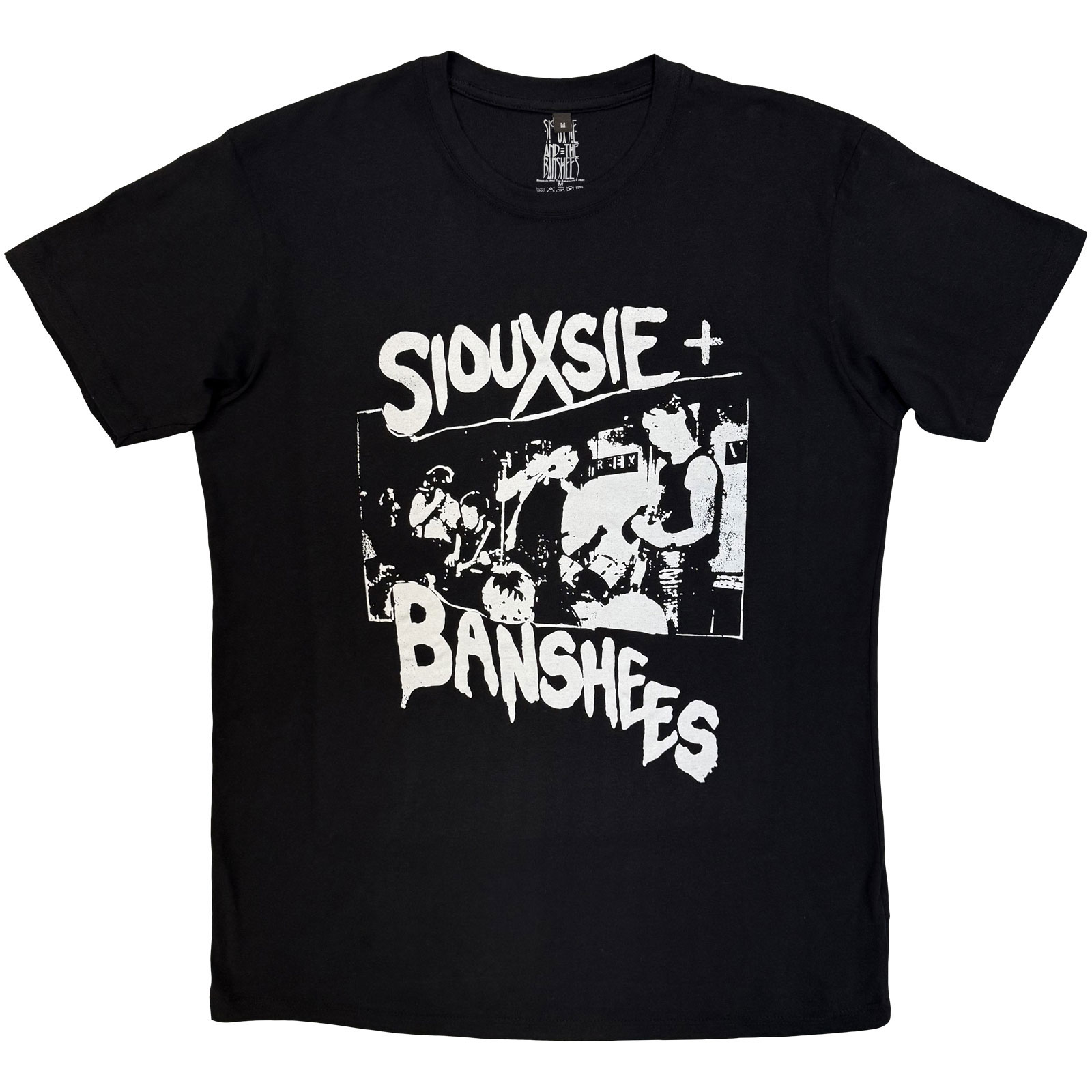 Siouxsie & The Banshees Unisex Premium Carbon T-Shirt: Live! (Svart) - 3