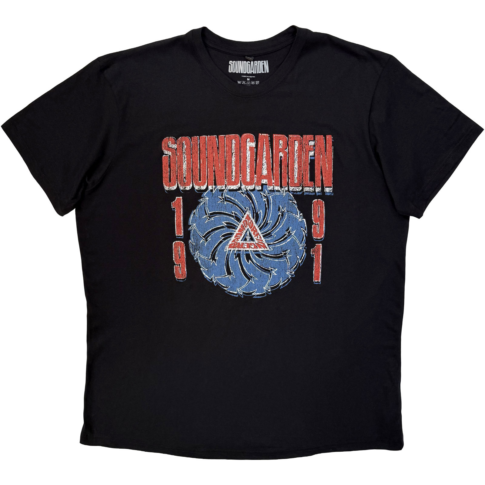 Soundgarden Unisex Premium Carbon T-Shirt: 1991 (Svart) - 3