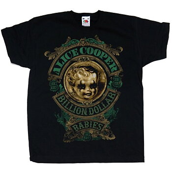 Alice Cooper Kids T-Shirt: Billion Dollar Baby (12-13 Years)