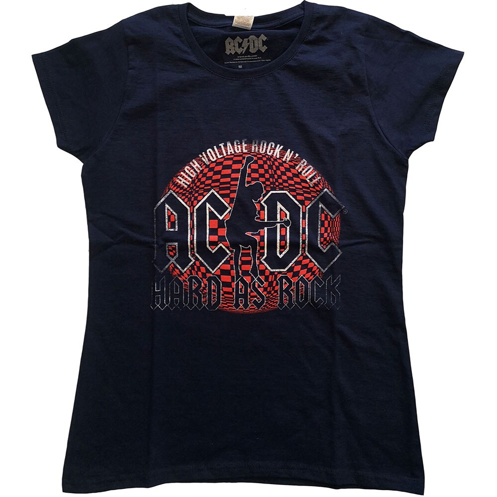 AC/DC Ladies T-Shirt: Hard As Rock (XX-Large)