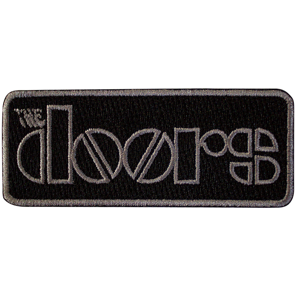 The Doors Woven Patch: Bordered Logo (Standard)