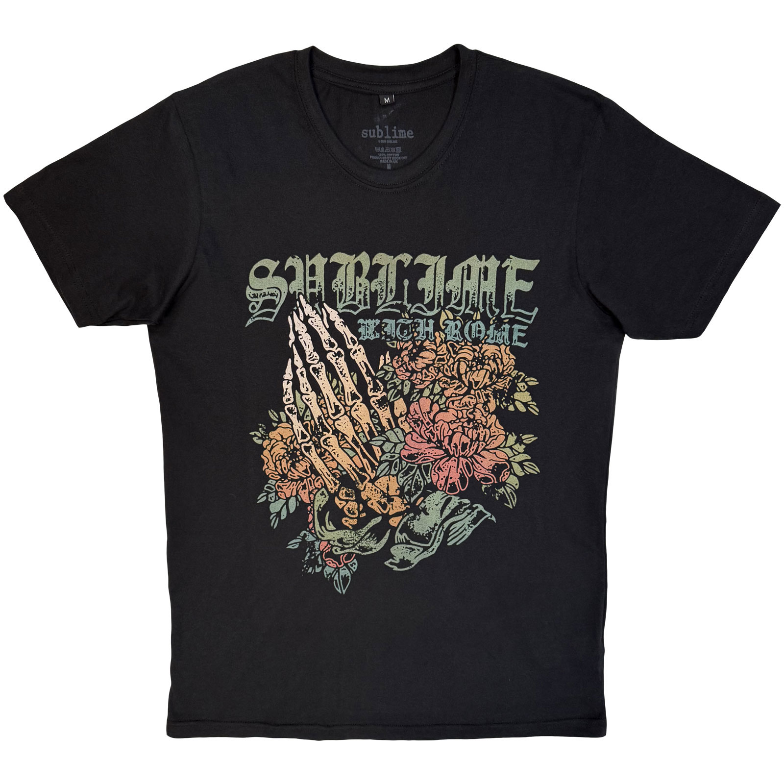 Sublime Unisex Premium Carbon T-Shirt: Praying Hands (Black) - 2