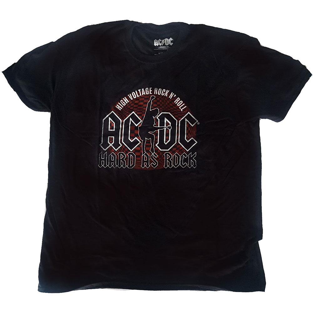 AC/DC Unisex T-Shirt: Hard As Rock (X-Large)